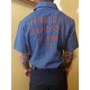 Harley-Davidson Motorcycle Button Up Shirt